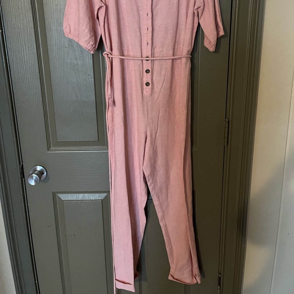 NWT Madewell pink jumpsuit